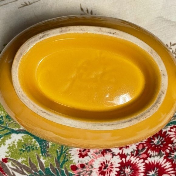 Fiestaware Retired Color Marygold Gravy/Sauce Boat - Picture 3 of 4